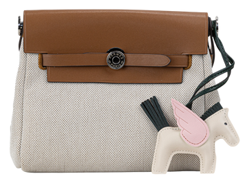 Cумка Hermes Herbag Zip 20 Ecru-Beige-Fauve/Palladium Hardware 991057 фото
