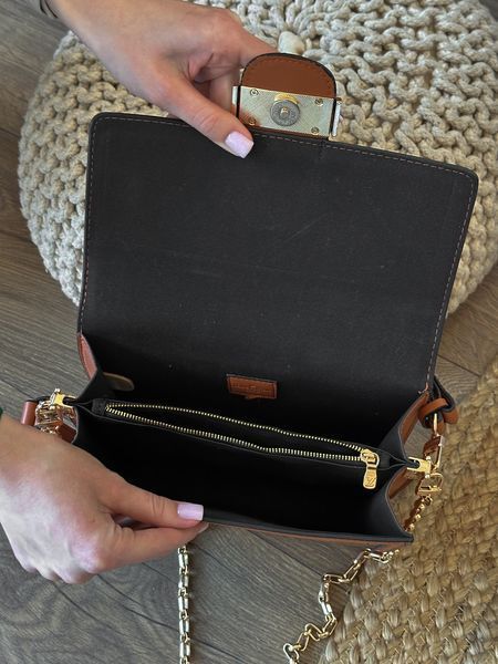 Сумка Louis Vuitton Dauphine MM in Brown Monogram Reverse Coated Canvas 0218 фото