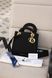 Сумка Dior Medium Lady D-Lite Bag in Black Cannage Embroidery Canvas/Gold Hardware 0391 фото 2