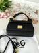 Cумка Dolce & Gabbana Sicily Mini Bag in Black Dauphine Calfskin 19010 фото 2