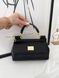Cумка Dolce & Gabbana Sicily Mini Bag in Black Dauphine Calfskin 19010 фото 4