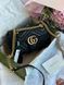 Сумка Gucci Marmont Small Shoulder Bag in Black Matelass&eacute; Chevron Leather/Gold-Toned Hardware 99160 фото 3