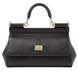 Cумка Dolce & Gabbana Sicily Mini Bag in Black Dauphine Calfskin 19010 фото 1