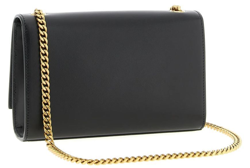 Сумка Saint Laurent Kate Medium Shoulder Bag in Black Calfskin Leather 001 фото