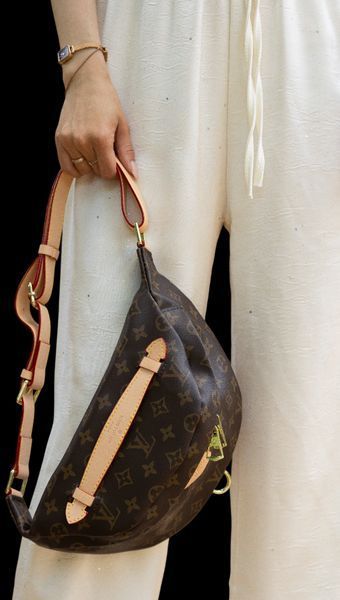 Бананка Louis Vuitton Bum Bag in Brown Monogram Coated Canvas 005 фото