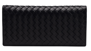 Гаманець Bottega Veneta Intrecciato Piccolo Large Black 88183 фото