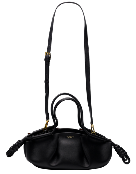 Cумка Loewe Paseo Small Bag in Black Leather 1693 фото