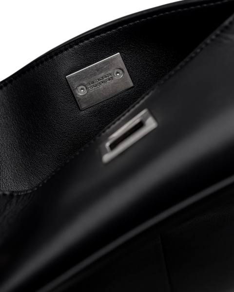 Сумка Balenciaga Rodeo Small Handbag in Black Smooth Calfskin/Silver Hardware 593 фото