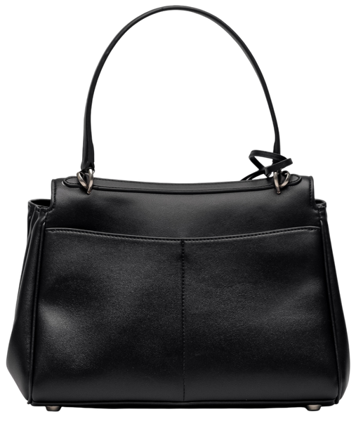 Сумка Balenciaga Rodeo Small Handbag in Black Smooth Calfskin/Silver Hardware 593 фото