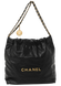 Сумка Chanel 22 Small Hobo Bag in Black Shiny Quilted Calfskin & Gold-Tone Metal 10183 фото 4