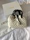 Сумка Dior Medium Toujours Bag in Rope Beige and Black Macrocannage Calfskin/Gold Hardware 5331 фото 2