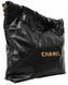 Сумка Chanel 22 Small Hobo Bag in Black Shiny Quilted Calfskin & Gold-Tone Metal 10183 фото 5