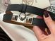 Ремень Herm&egrave;s Rivale 18 Belt in Black Calfskin/Palladium Buckle 0388 фото 4
