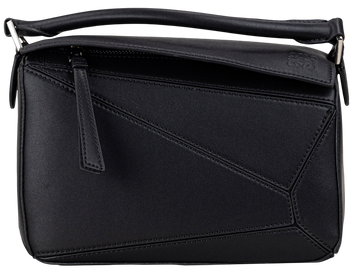 Сумка Loewe Small Puzzle Edge Bag in Classic Calfskin Black/Brass Hardware 416 фото