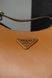 Сумка Prada Arqu&eacute; Large Leather Shoulder Bag in Cognac Calf Leather 0504 фото 12