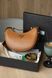 Сумка Prada Arqu&eacute; Large Leather Shoulder Bag in Cognac Calf Leather 0504 фото 15