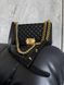 Сумка Chanel Medium Boy Bag in Black Caviar Leather/Gold Hardware 0331 фото 3