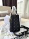 Сумка Christian Dior Medium Lady Dior Bag in Black Cannage Lambskin with Gold Hardware Premium 6073 фото 4
