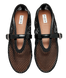 Балетки Alaia Ballet Flats in Black Fishnet Leather Premium Quality 36 0436 фото 1