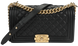 Сумка Chanel Medium Boy Bag in Black Caviar Leather/Gold Hardware 0331 фото 1