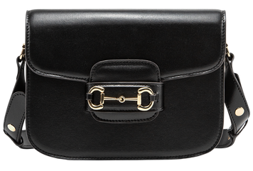 Cумка Gucci Horsebit 1955 Medium Shoulder Bag in Black Leather 0265 фото