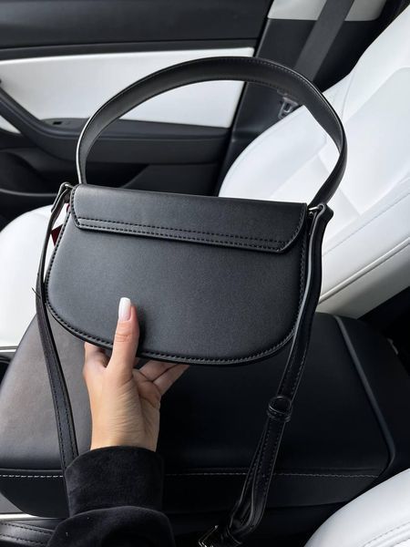 Сумка Diesel 1DR Iconic Shoulder Bag in Black Leather 0327 фото