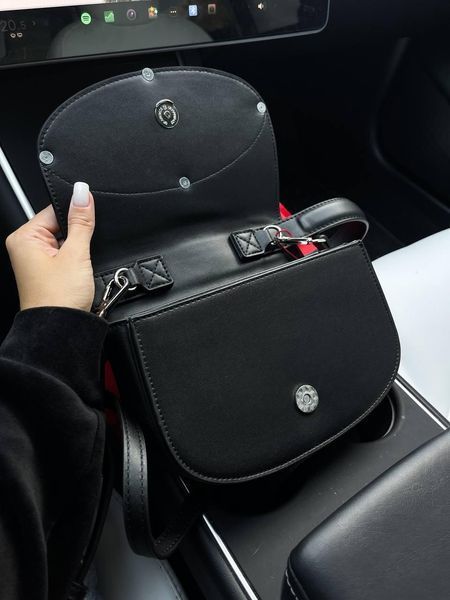 Сумка Diesel 1DR Iconic Shoulder Bag in Black Leather 0327 фото