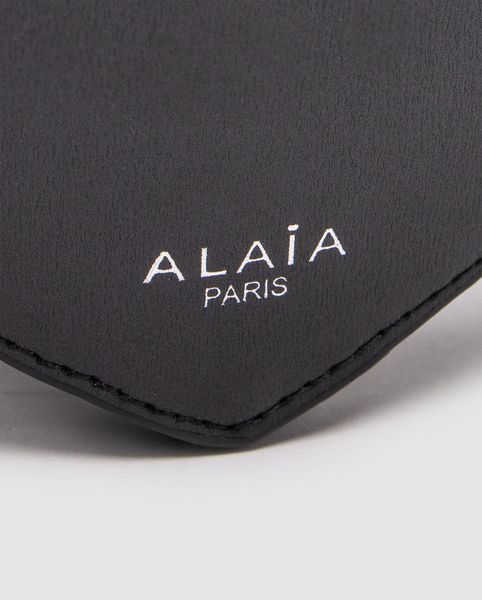Cумка Ala&iuml;a Le Coeur Heart Shoulder Bag in Black Leather 99945 фото