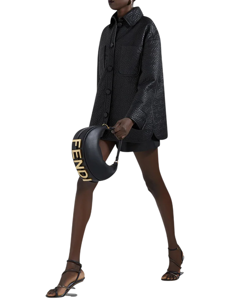 Сумка Fendi Fendigraphy Small Leather Bag in Black Leather 991230 фото