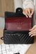 Сумка Chevron Classic Double Flap Bag in Black Lambskin Leather/Black Hardware Premium 0340 фото 5