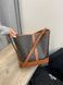 Сумка Celine Medium Bucket Bag in Triomphe Canvas and Calfskin Tan 0563 фото 2