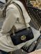 Сумка Gucci Marmont Medium Shoulder Bag in Black Matelass&eacute; Chevron Leather/Gold-Toned Hardware 051121 фото 3