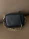 Сумка Prada Saffiano Leather Mini Camera Crossbody Bag in Black 0335 фото 5