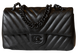 Сумка Chevron Classic Double Flap Bag in Black Lambskin Leather/Black Hardware Premium 0340 фото 1