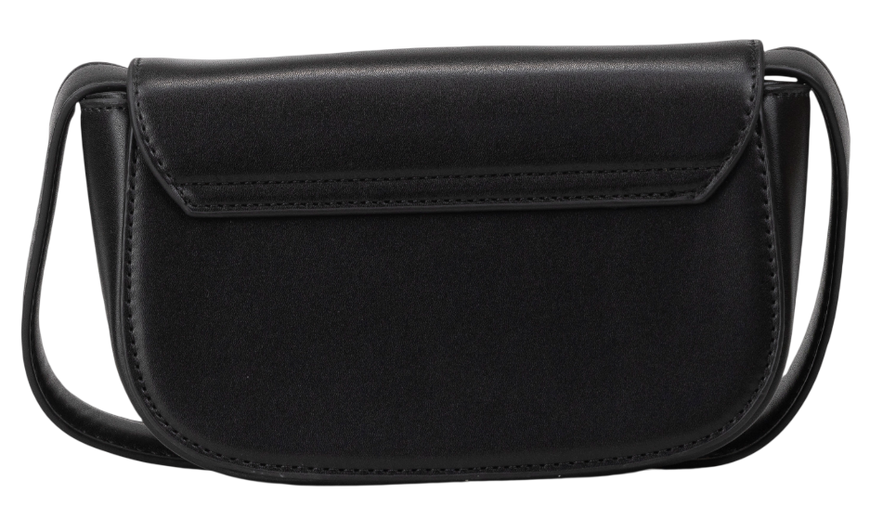 Сумка Diesel 1DR Iconic Shoulder Bag in Black Leather 0327 фото