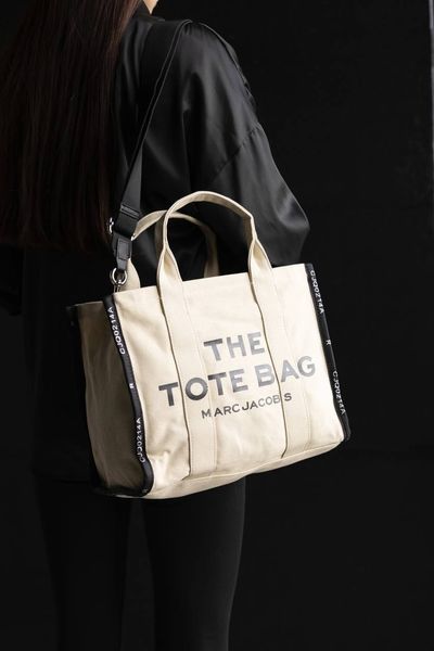 Сумка Marc Jacobs The Jacquard Medium Tote Bag Warm Sand 0355 фото