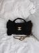 Сумка Chanel Mini Bow Bag Velvet-Effect Nylon & Gold-Tone Metal  Black 0589 фото 7