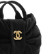 Сумка Chanel Mini Bow Bag Velvet-Effect Nylon & Gold-Tone Metal  Black 0589 фото 5