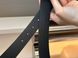 Ремінь Balenciaga Thin Belt in Black Calfskin and Aged-Gold Buckle 66153 фото 5