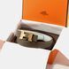 Ремінь Herm&egrave;s Mini Constance Belt Buckle & Reversible Leather Etoupe/White 0386 фото 1