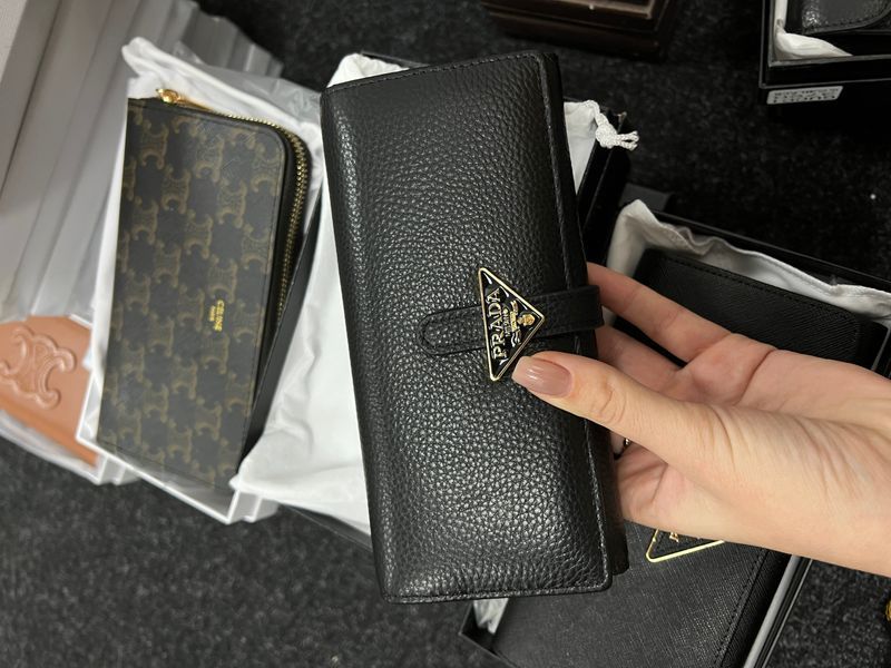 Гаманець Prada Large Leather Wallet 88161 фото