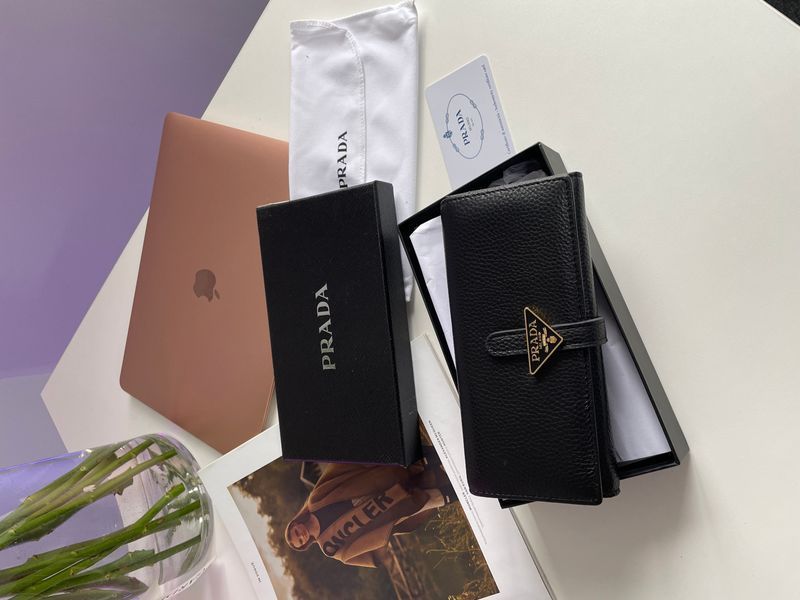 Гаманець Prada Large Leather Wallet 88161 фото