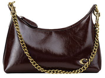 Сумка Coach Juliet Shoulder Bag 25 in Brown Maple Leather/Brass Hardware 99653 фото
