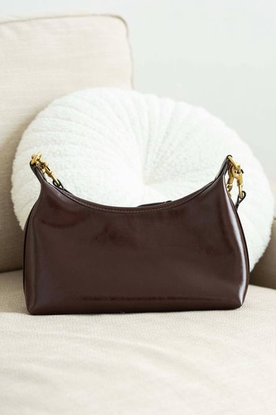 Сумка Coach Juliet Shoulder Bag 25 in Brown Maple Leather/Brass Hardware 99653 фото