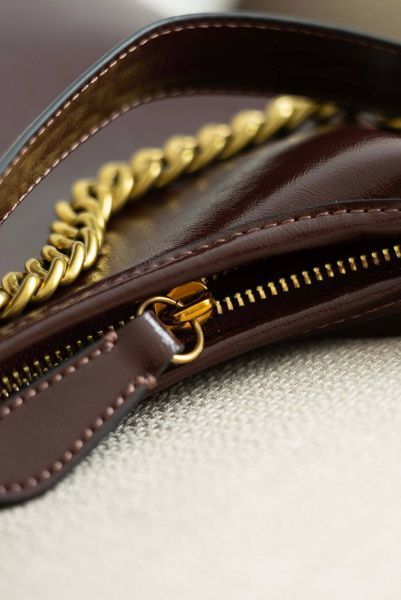 Сумка Coach Juliet Shoulder Bag 25 in Brown Maple Leather/Brass Hardware 99653 фото