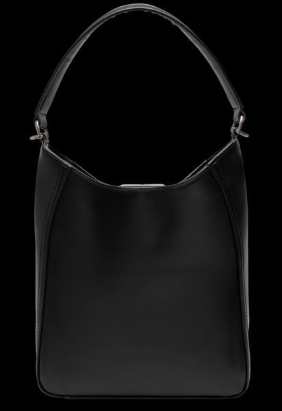 Сумка Balenciaga Soft Hobo Bag in Black Peach Calfskin/Silver Hardware 99547 фото