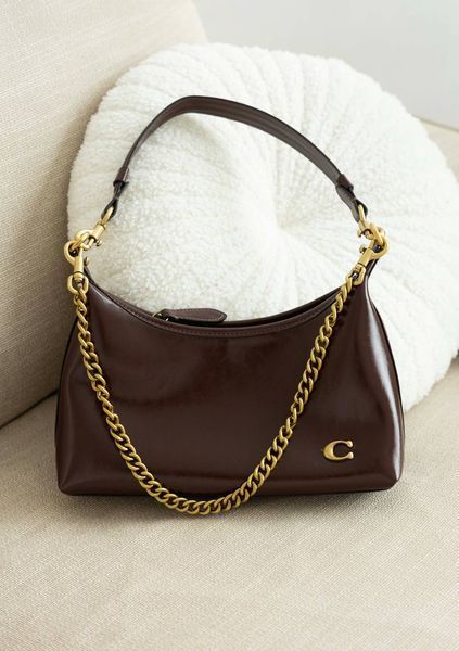 Сумка Coach Juliet Shoulder Bag 25 in Brown Maple Leather/Brass Hardware 99653 фото