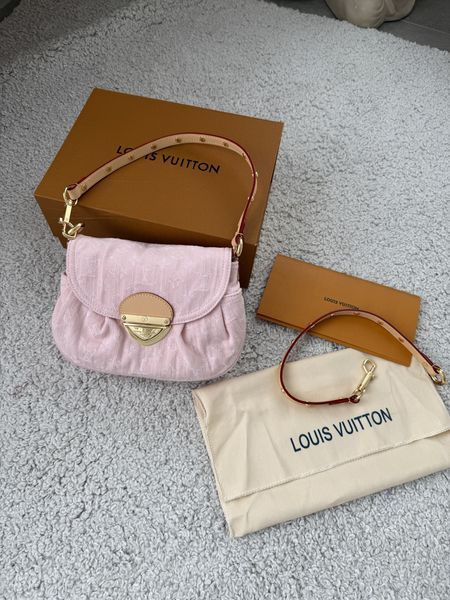 Сумка Louis Vuitton Sunset Monogram Denim Washed Pink 165 фото