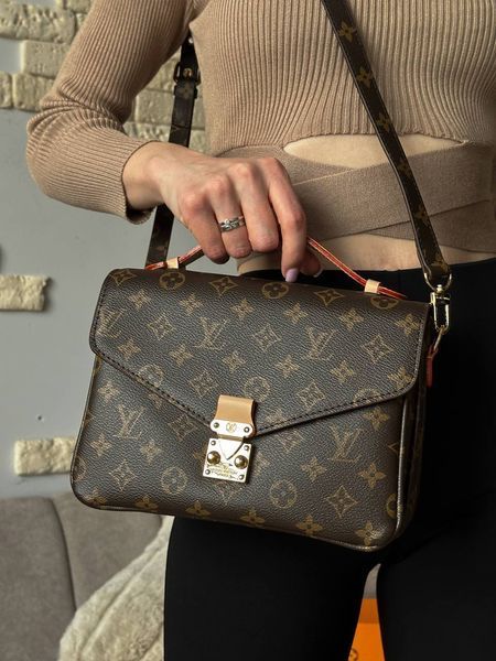 Сумка Louis Vuitton Pochette Metis in Monogram Coated Canvas 1023 фото