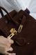 Сумка Herm&eacute;s Birkin 30 in Chocolate Veau Doblis Suede/Gold Hardware 0592 фото 8
